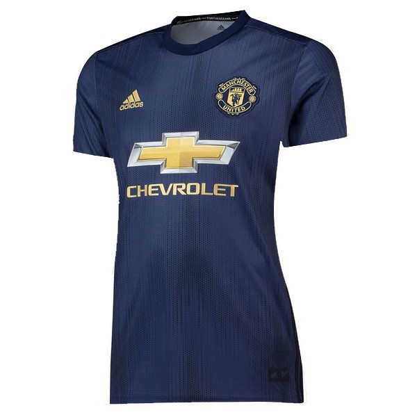 Camiseta Manchester United Tercera equipo Mujer 2018-19 Azul